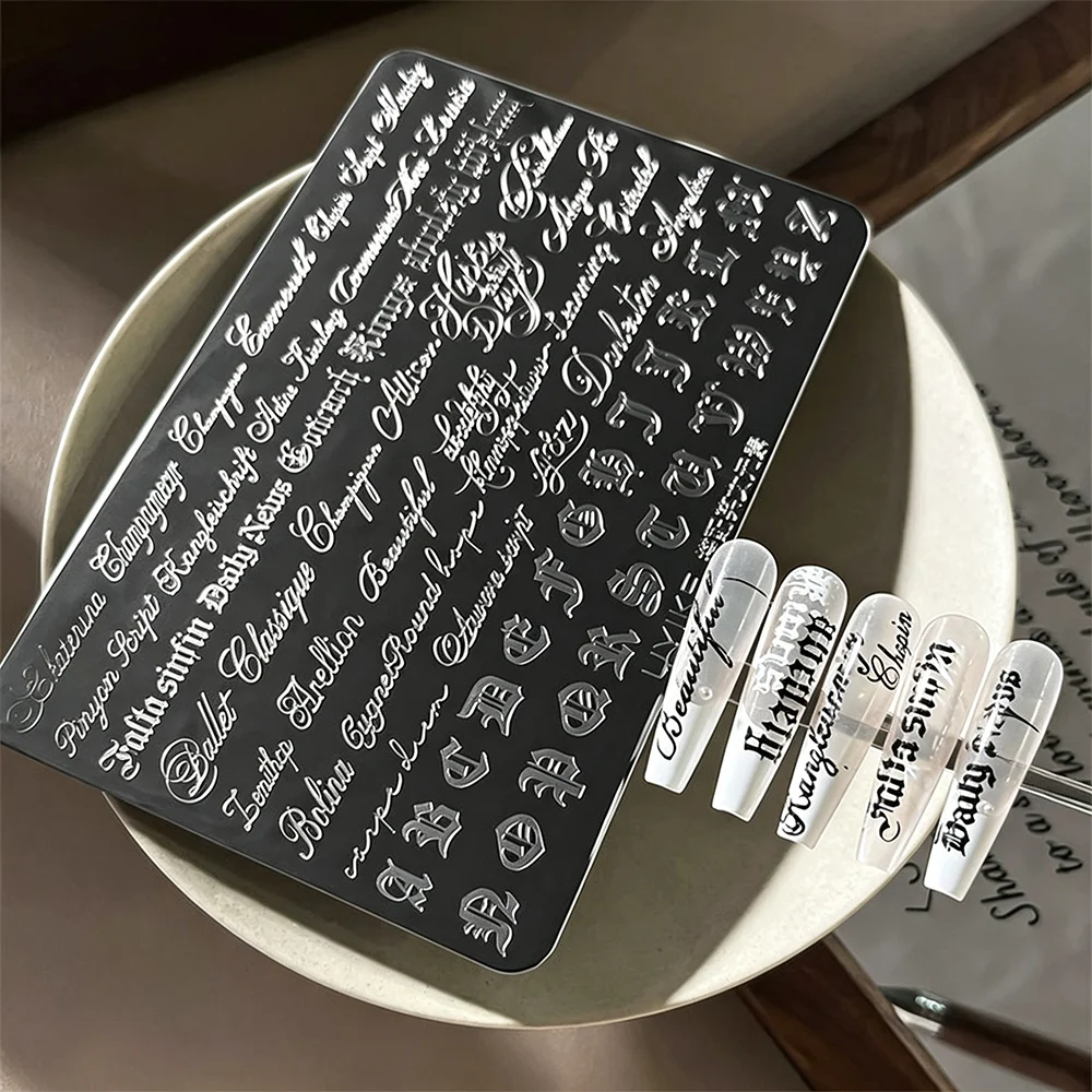 1PC Placa de Estampado de Uñas - 3D Printing Templates Free reseña y precio