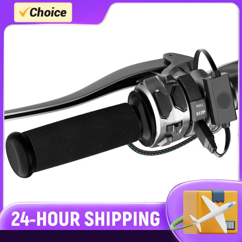 

Heated Motorcycle Handlebar Grips 5 Gear Motorbike Electric Hand Heated Grips IP67 Waterproof for Electric Scooter Motorcycle