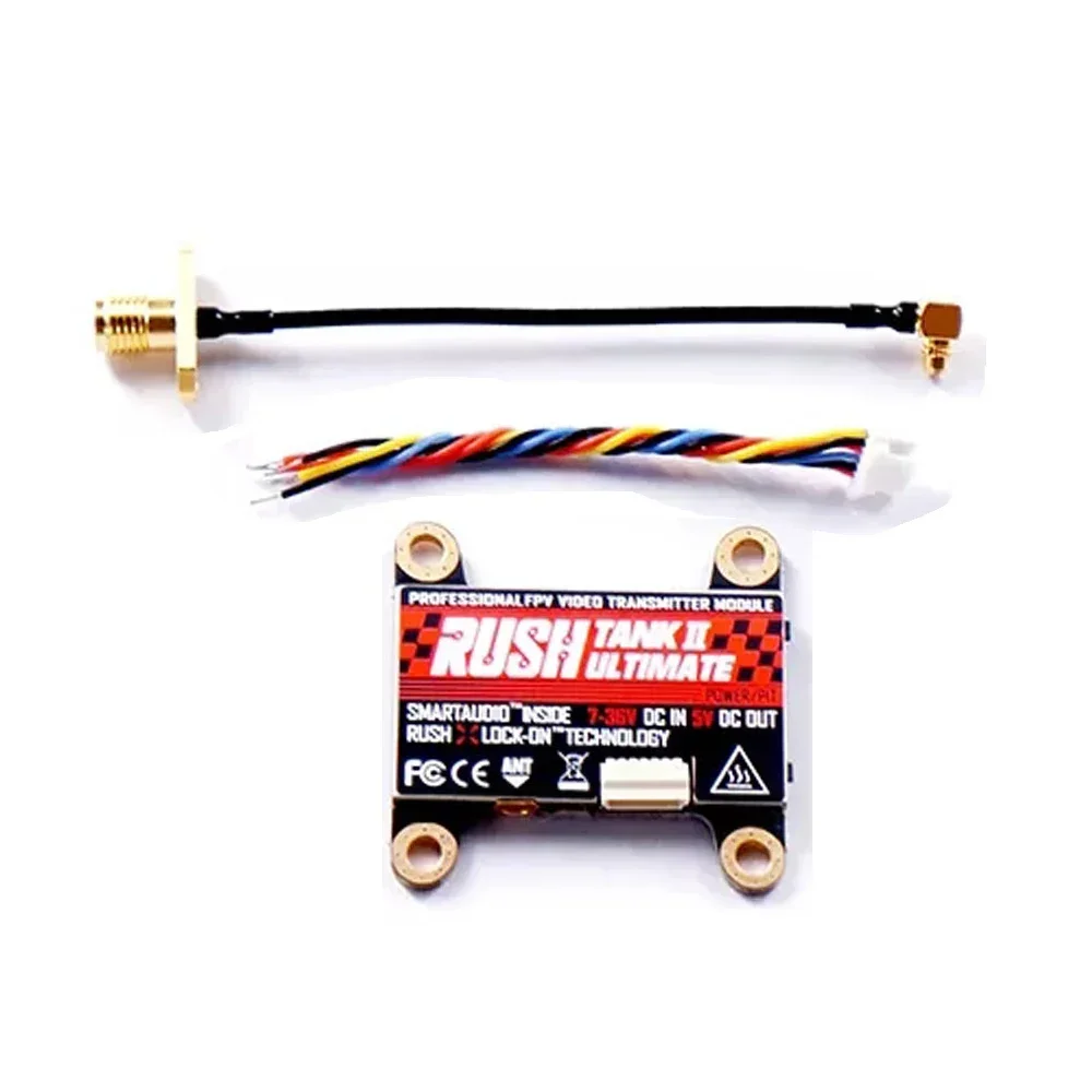 RUSH TANK II V2 5.8G 48CH Raceband PIT/25-800mW Switchable 2-8S VTX for RC FPV Racing Freestyle Nazgul5 Tyro129