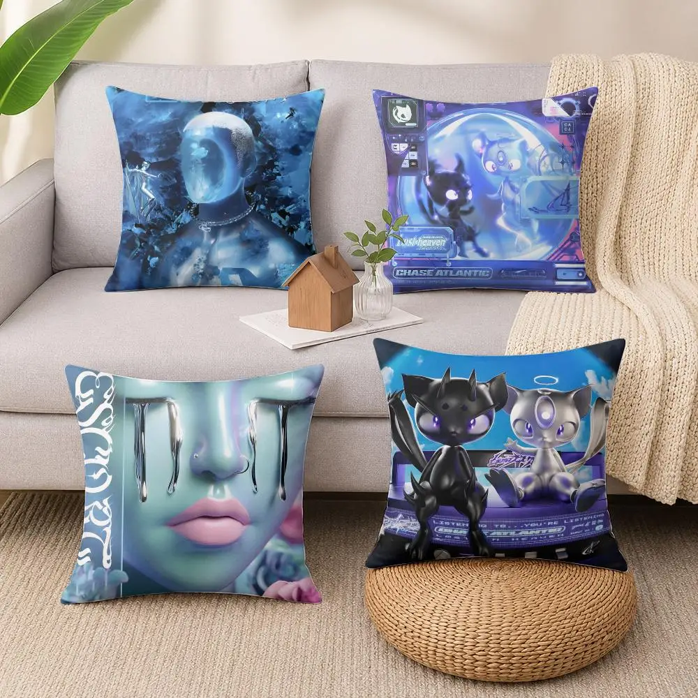 Band C-Chase A-Atlantic Cushion Cover Wrinkle-Resistant Short Plush Cushion Covers Breathable Machine-Washable