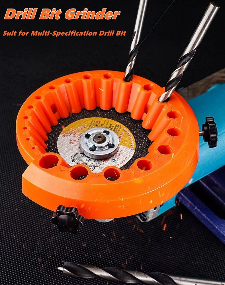 2-13 มม.เจาะBit Sharpenerเครื่องบดหลายข้อกําหนดPowerเจาะบิตบดแบบพกพาเจาะเครื่องมือขัดสําหรับบด