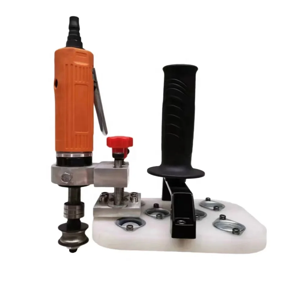 Mini Portable Straight Line Grinding Polishing Pneumatic Glass Processing Machine For Glass Pencil Edge And Flat Edge