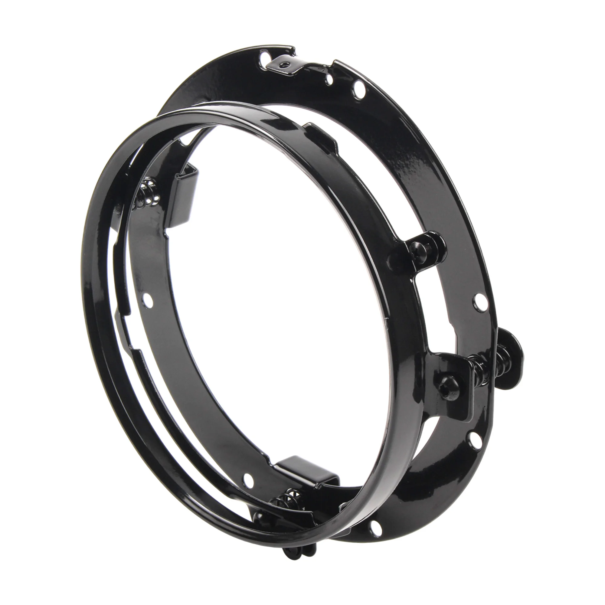 7 Zoll Runder LED-Scheinwerfer-Montagehalterungsring-Adapter für Harley Motorrad Jeep Wrangler Suzuki Samurai Scheinwerfer Modifiziert – Detail 15