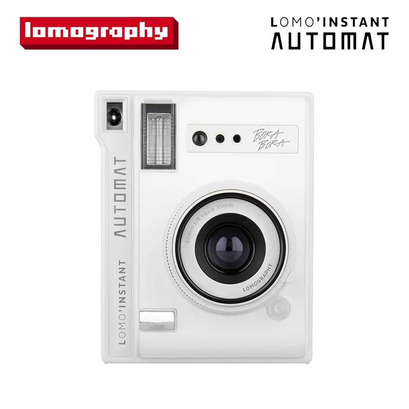 LOMOGRAPHY Lomo'Instant Automat Auto Metering Camera Classic White Standalone