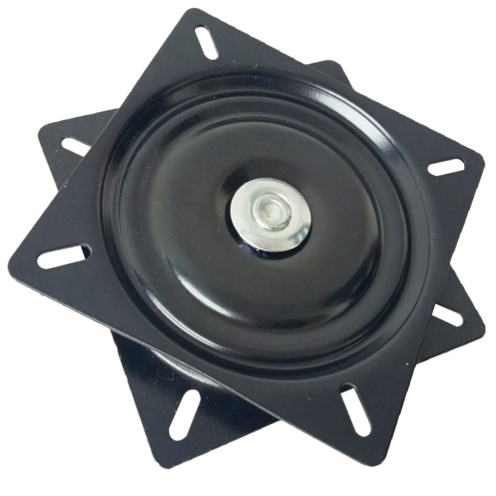 Recliner Chair Table Turntable Bar Stool Seat Replacement Swivel Mechanism for Office Rotating Plate Base Black