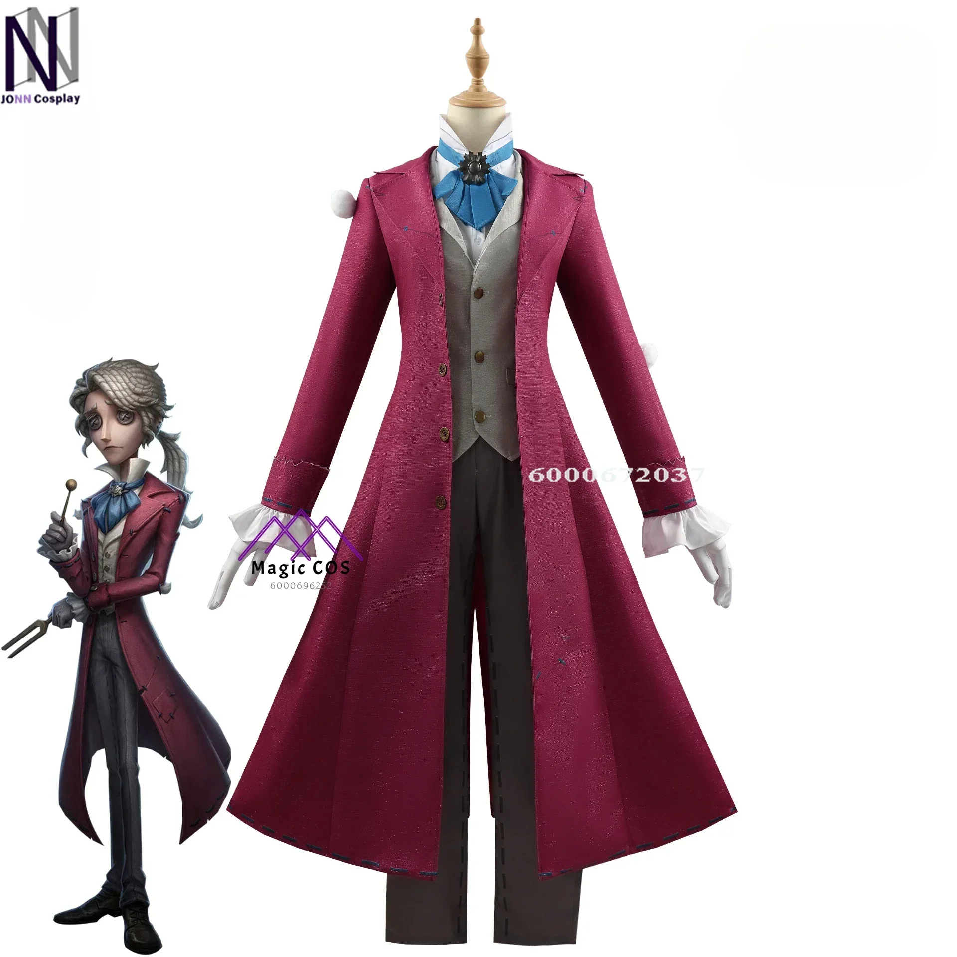 

IdentityV Game Composer Cosplay Costume Cosplay【XS-3XL】Party Essential Handmade Cosplay Men New Arrival Costume Halloween