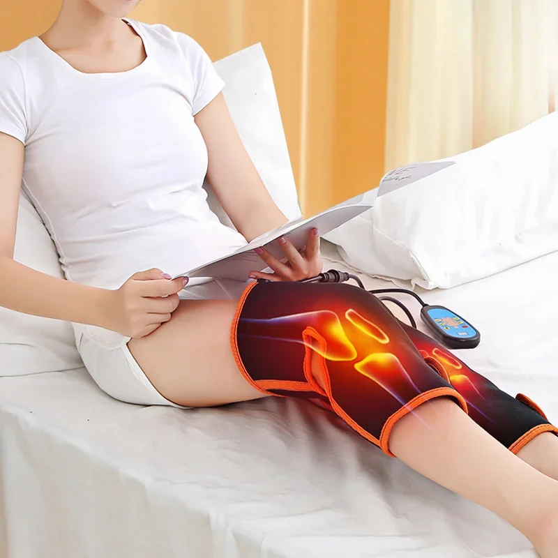 Therapeutic Electric Heating Knee Nurse Male and Female Warmth for Joint Pain Management Vibration Treatment Gift