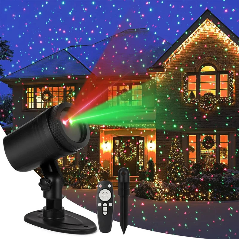 Christmas Party oving Starry Laser Projector Led Stage Light Rotating Xmas Outdoor Holiday Lighting Christmas Decor