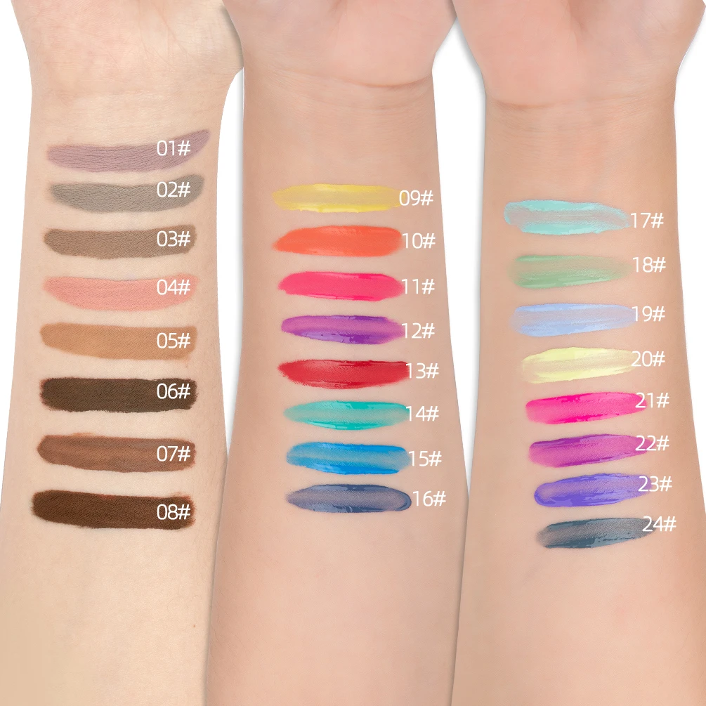 QIBEST fard à paupières liquide mat de haute qualité, étanche, longue durée, bâton, Contour, Blush, crème, maquillage de beauté