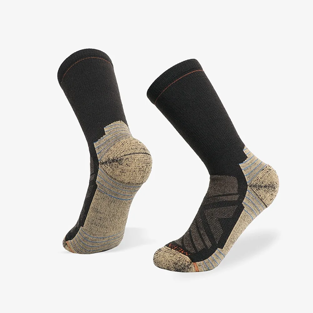 

Носки из мериносовой шерсти, утолщенные зимние теплые носки для альпинизма, дышащие мужские прогулочные теплые носки с защитой от запаха для мужчин и женщин