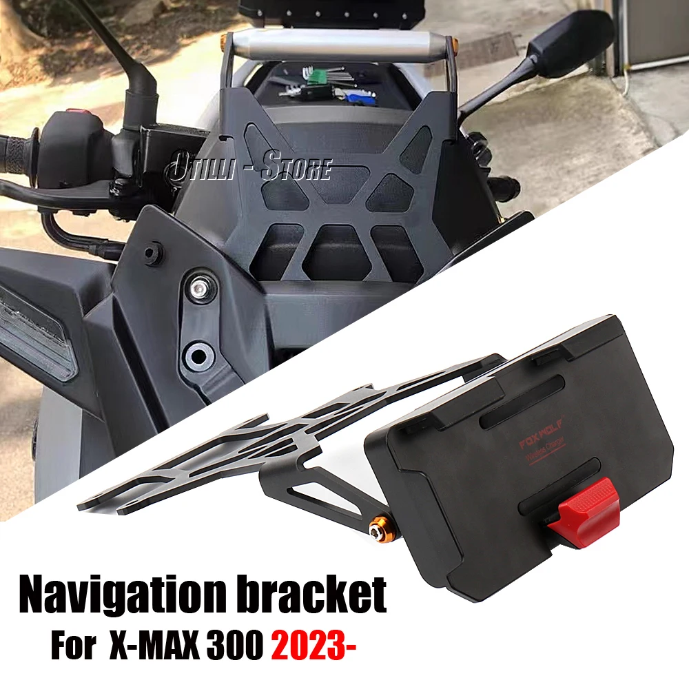 

For YAMAHA X-Max 300 XMAX 300 X-MAX 300 X-MAX300 2023- Motorcycle Phone Navigation Bracket Holder Stand 12/22mm GPS Mount