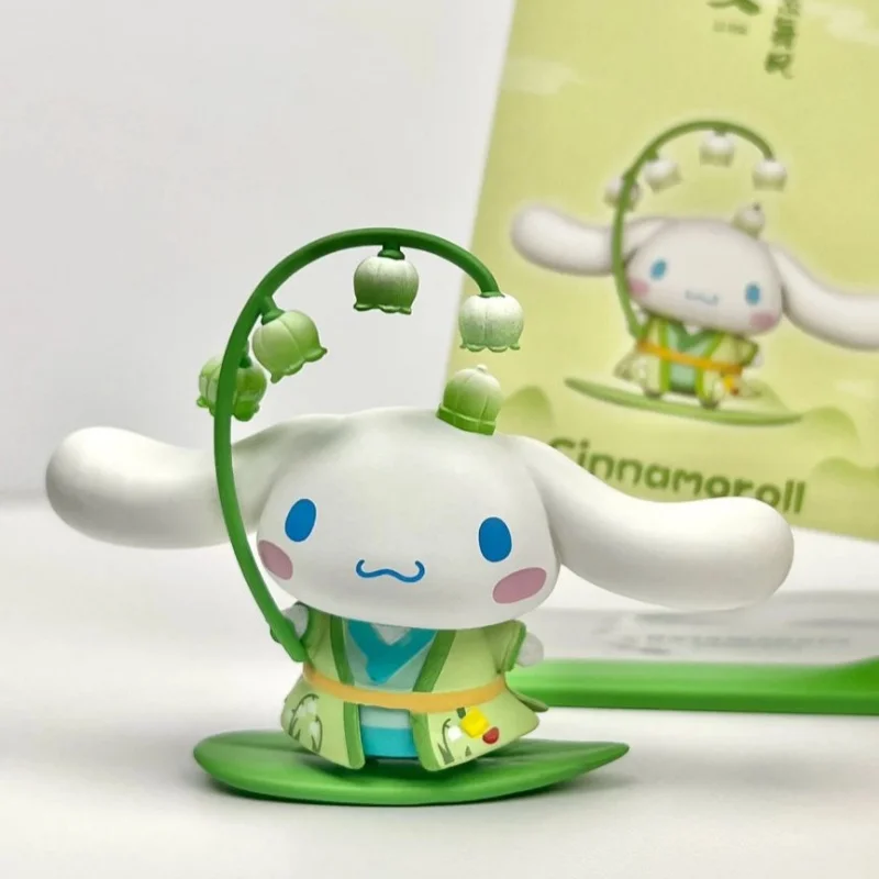 Sanrio 사계절과 8개의 태양 기간 시리즈 차고 키트 귀여운 Kuromi 멜로디 Cinnamoroll 데스크탑 장식품 생일 선물