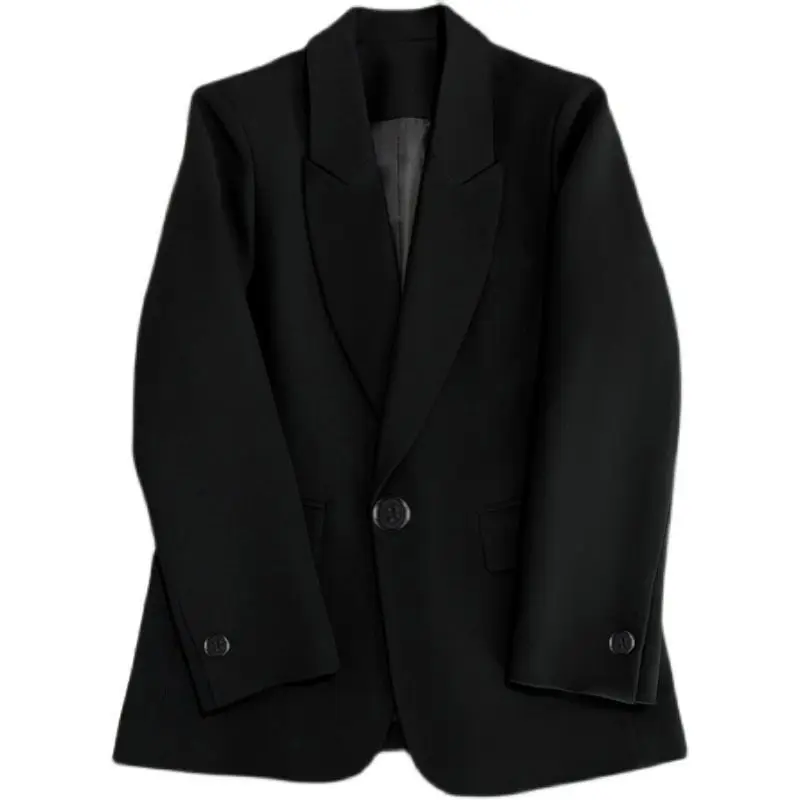 Professional Suit Jacket Women's Outwear 2026 Spring Autumn New Fashion High-end Sense Loose Long-Sleeved Casual Blazer Top Y2K