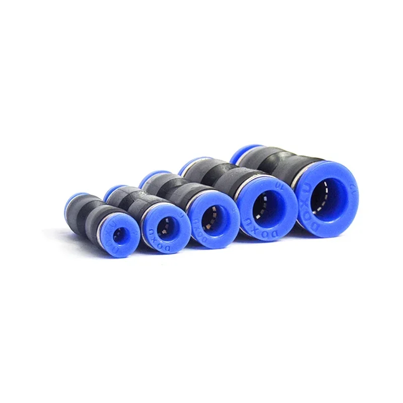 Pneumatic Fitting Pipe Connector Tube Air Quick Fittings Water Push In Hose Couping 4mm 6mm 8mm 10mm 12mm 14mm PU PY PK PE PV SA