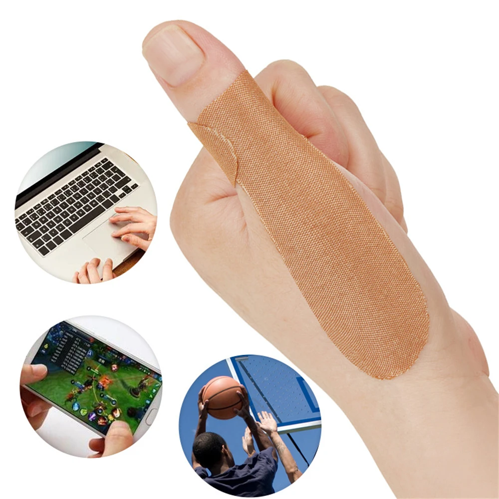 10 Sheets Non-woven Fabric Toe Separator Patches Bunion Hallux Valgus Corrector Thumb Correction Tenosynovitis Treat