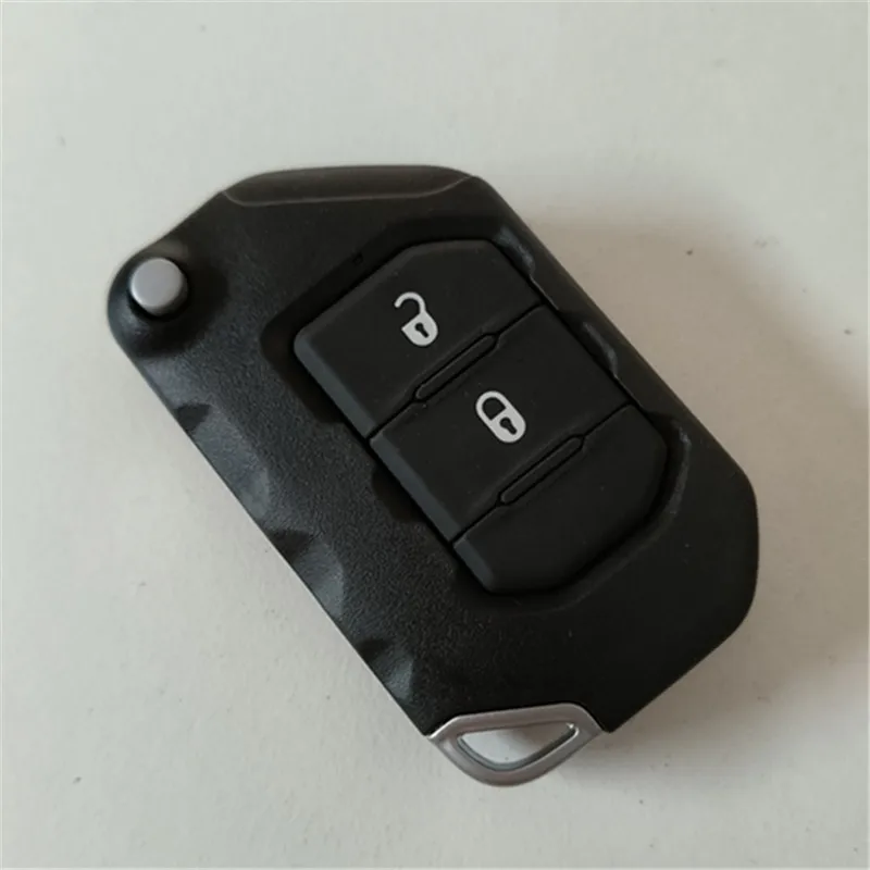 

2/ Buttons Flip Remote Car Key Fob Shell For Jeep Wrangler Rubicon Sahara JK JL 2018 SIP22 Blade