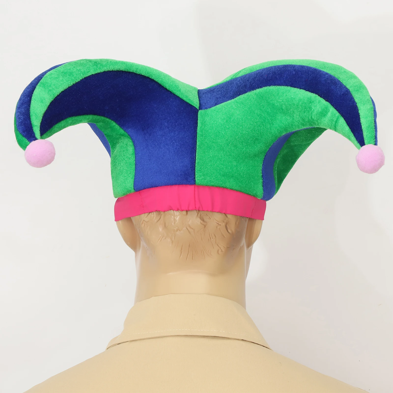 Adultos niños divertido lindo sombrero de payaso gorra accesorio de disfraz para Cosplay puesta en escena fiesta temática Halloween carnaval mascarada