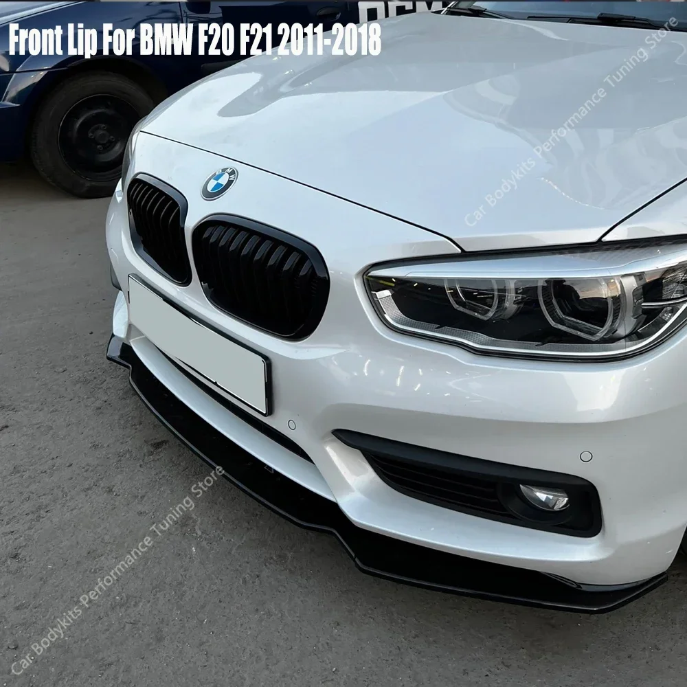 For Bmw F20 Front Bumper Lip Spoiler Splitter Diffuser 1 Series 114i 116i 118i 120d 120i 125i 125d 2011-2018 Bodykits Tuning