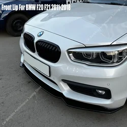 For Bmw F20 Front Bumper Lip Spoiler Splitter Diffuser 1 Series 114i 116i 118i 120d 120i 125i 125d 2011-2018 Bodykits Tuning