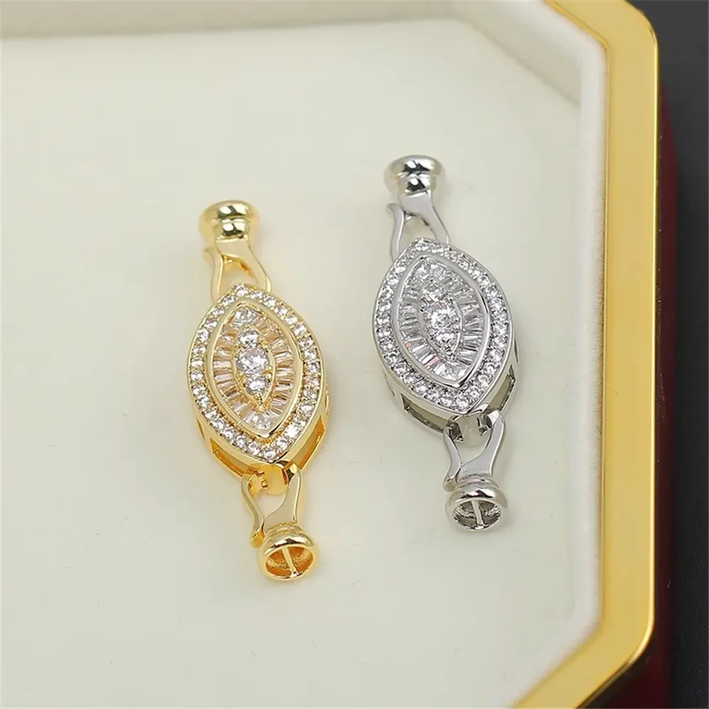 Gold Plated Copper Jewelry Clasp DIY Necklace Bracelet Connector Hook Craft Findings for Jewelry Making Beads Charms Accessories
