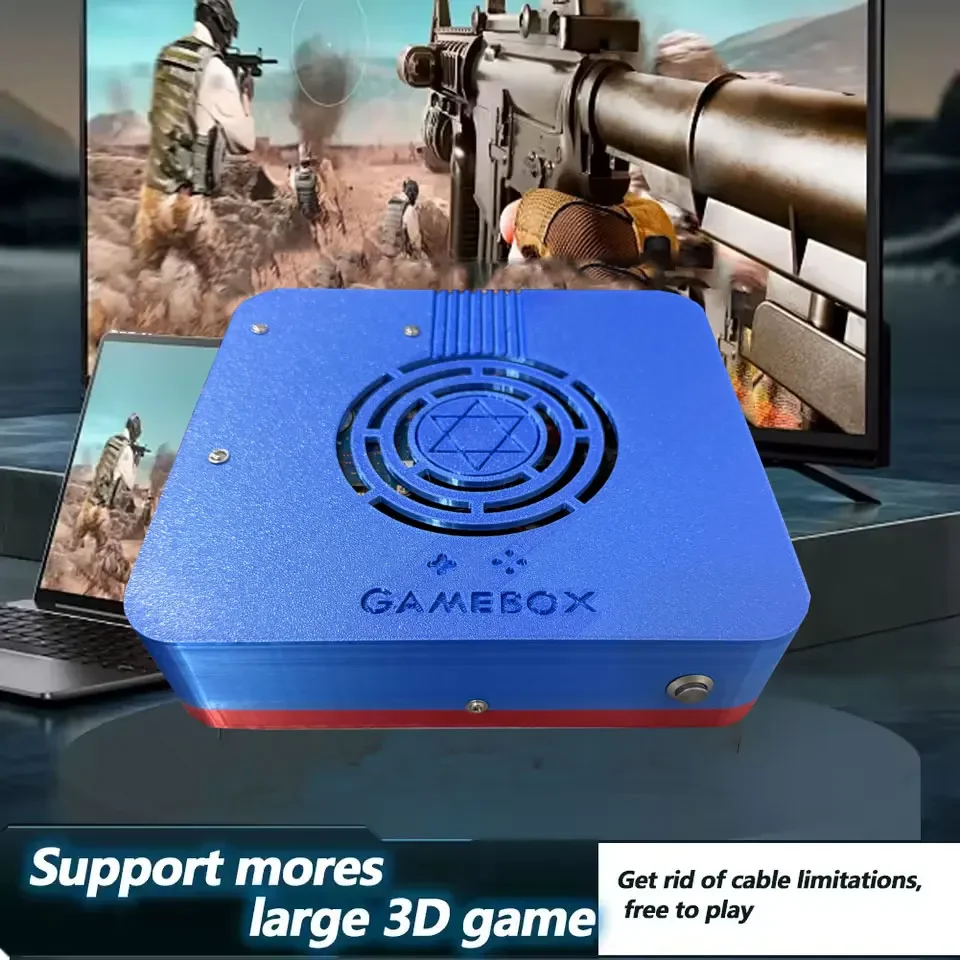 وحدة تحكم ألعاب GD10 التوصيل والتشغيل I3-3110M Win11 + Batocera 500G HDD 70000 + ألعاب لأجهزة Wii PS2 N64 PSP GameCube N64 مقبض لاسلكي