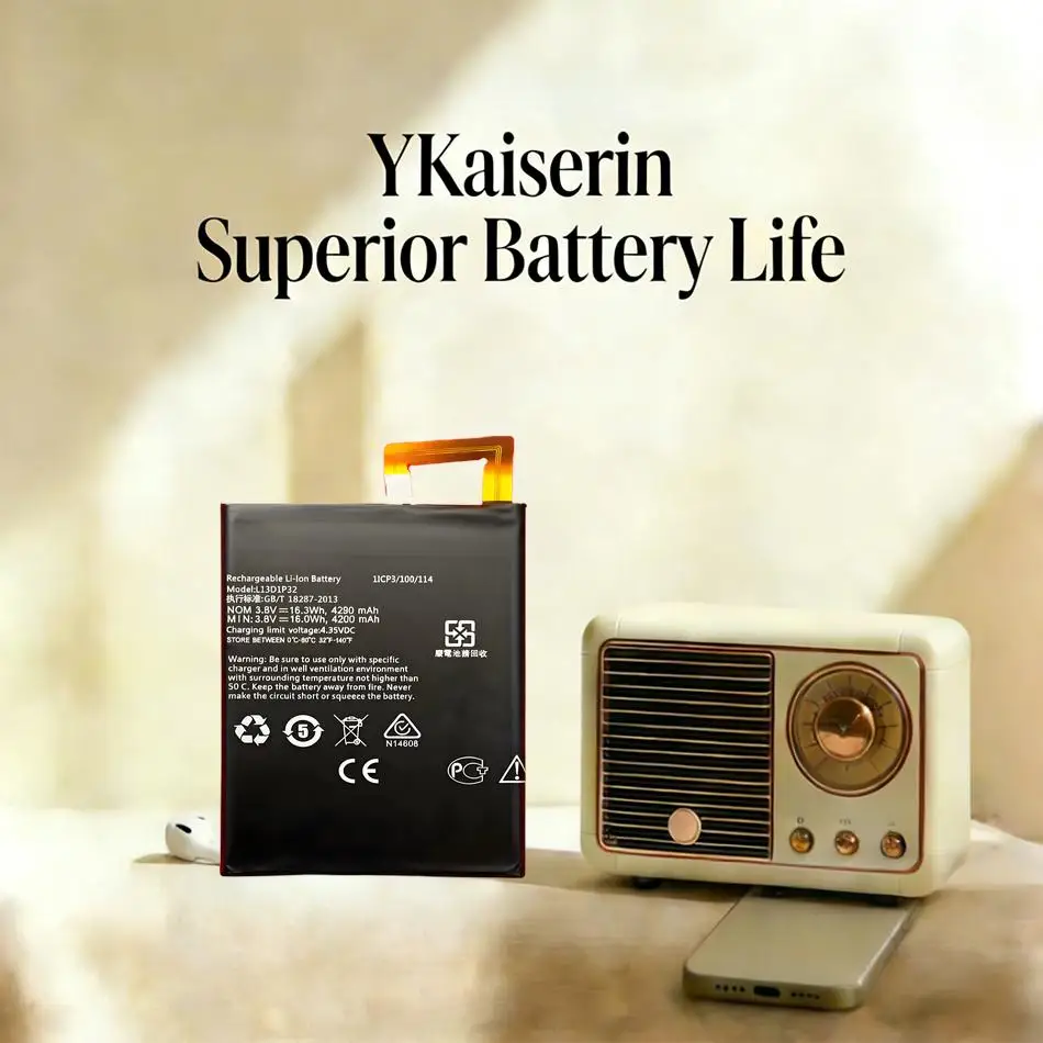 

Battery L13D1P32 4290Mah For Lenovo Tab S8 S8-50 S8-50L S8-50LC S8-50F 2 A8-50 A5500 A8-50F A8-50LC TAB3 8 TB3-850F TB3-850M