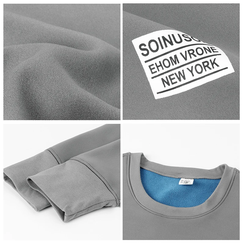 Thick and plush insulation set Men's Home Underwear Slim fit tight Autumn clothes autumn pants leggings