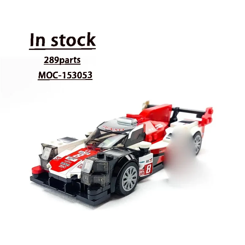 MOC-153053 New Classic GR010 Sports Racing Car Building Block Model 289 Parts Boys' Children's Birthday Building Block Toy Gift