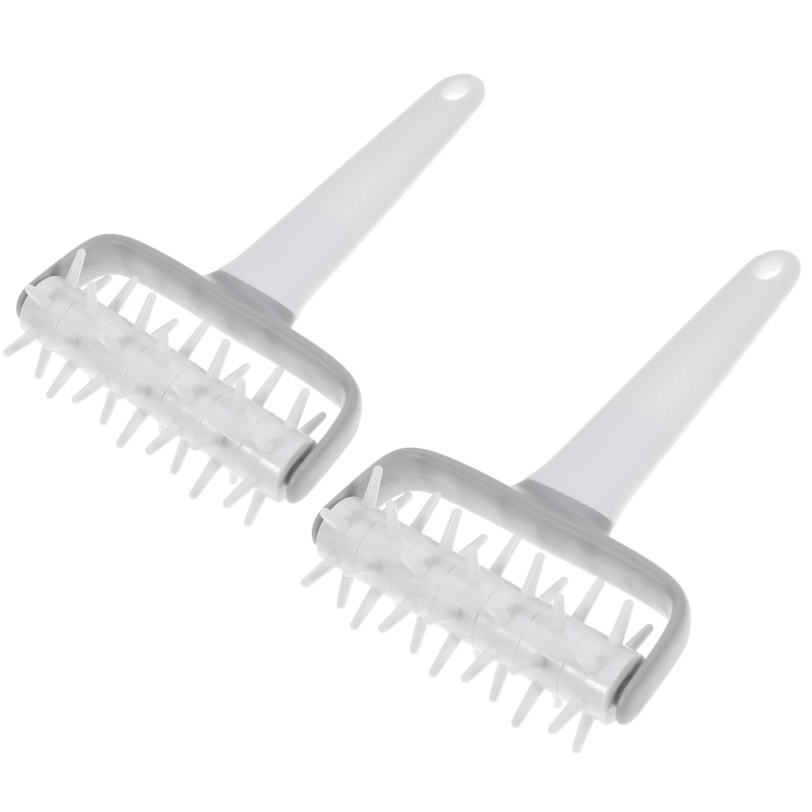 2 قطعة دوكر الغذاء الصف الخبز أداة البيتزا ثقب الناخس للمطبخ المعجنات شوبك كوكي ثقب صانع مقاومة للحرارة المطبخ #5