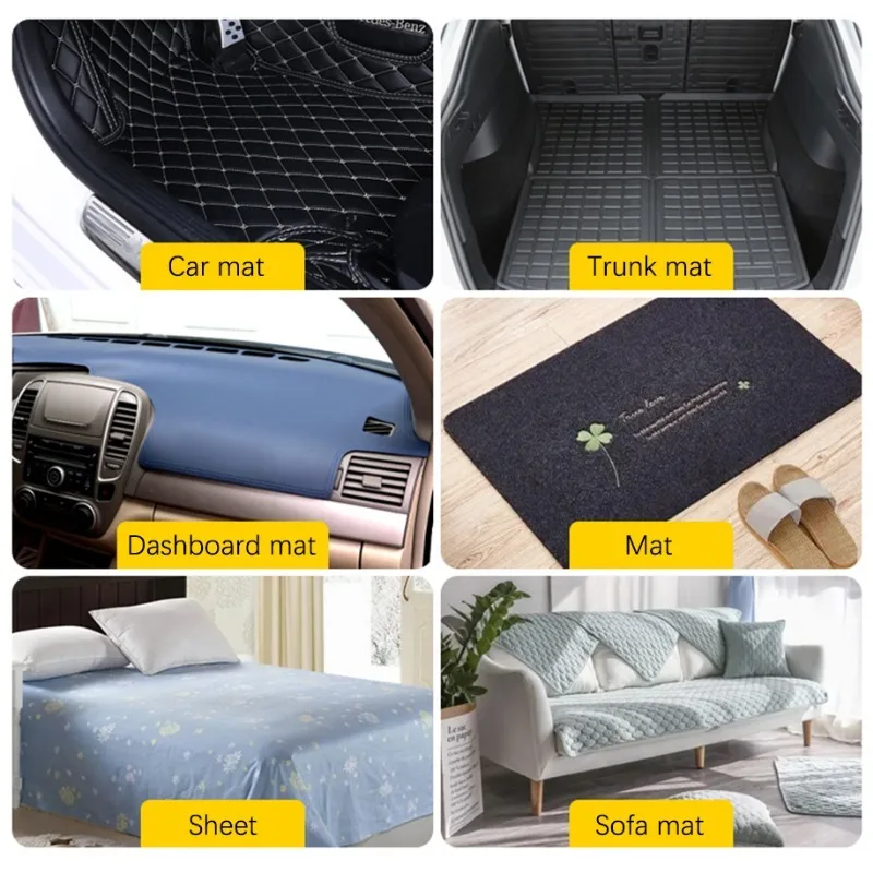 Universal Car Carpet Sticker Tape Invisible Foot Pads Fixing Clips Auto Adhesive Fastener Sticker Floor Mat Clips Holders Grips