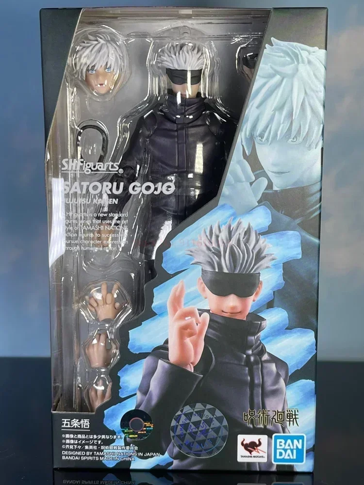 

Bandai Original Shfiguarts Jujutsu Kaisen Figure Gojo Satoru Itadori Yuji Fushiguro Megumi Kugisaki Nobara Anime Model Doll Gift