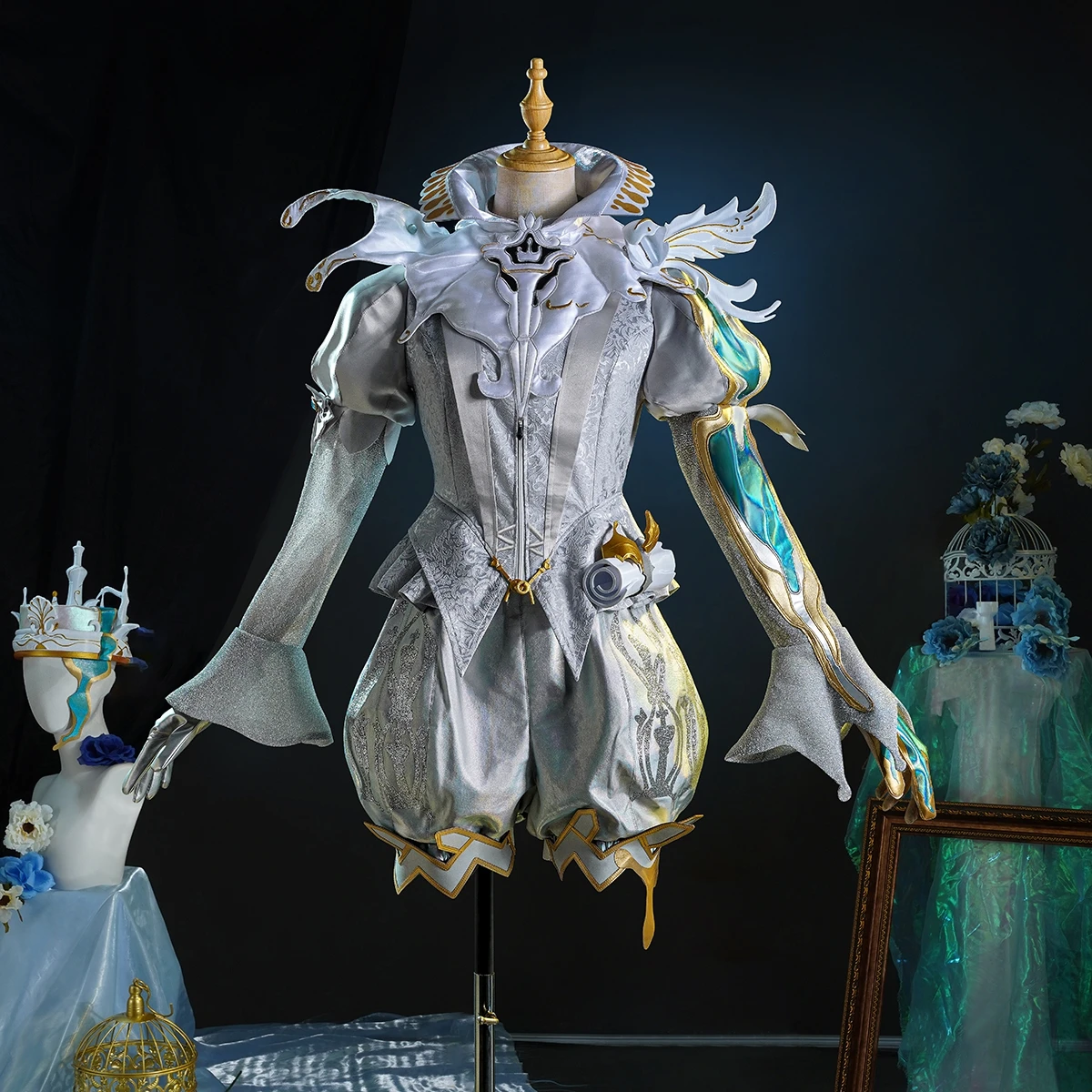 الهوية الجديدة الخامس الدمى تأثيري حلي لجميع القديسين عيد الميلاد لعب الأدوار حفلة المعرض الهزلي لعبة الهوية الخامس S-XXL