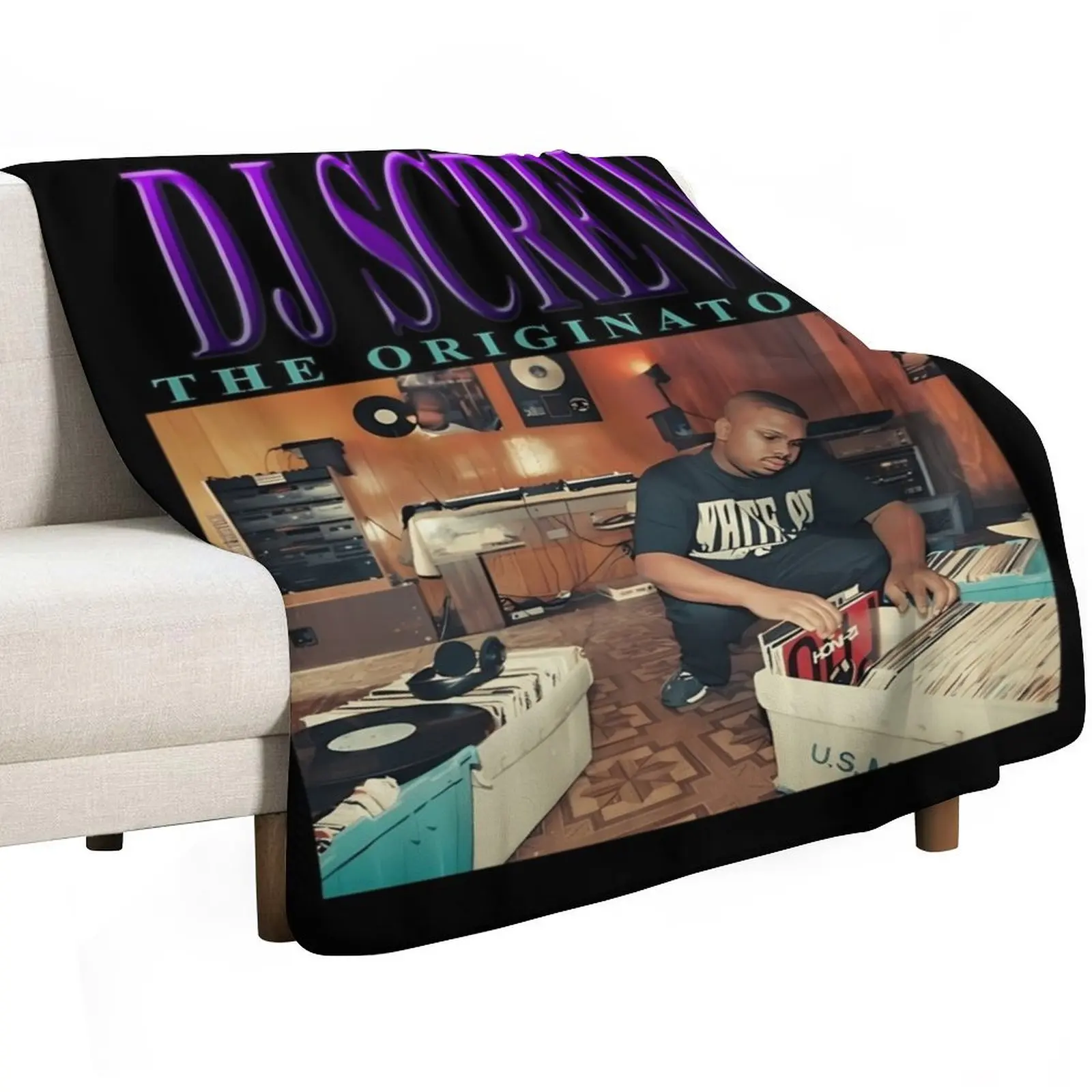 DJ SCREW THE ORIGINATOR R.I.P. 90S INSPIRED\t Throw Blanket Luxurious Soft Fuzzy Blanket for Sofa Bed