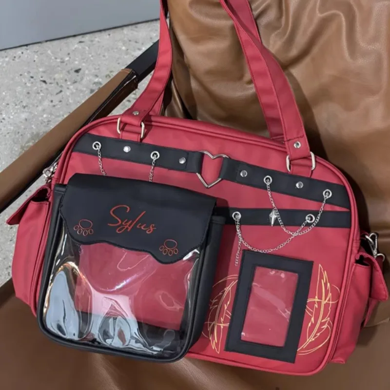 حقيبة كروس جديدة من Love and Deepspace Sylus Itabag بكتف واحد محمولة بسعة كبيرة للتنقل هدية مذهلة للفتيات