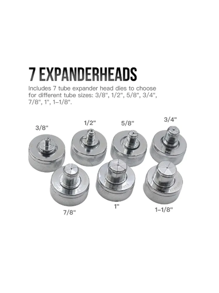 lot-de-7-tetes-d'expansion-de-3-8-a-1-1-8-pour-outil-d'expansion