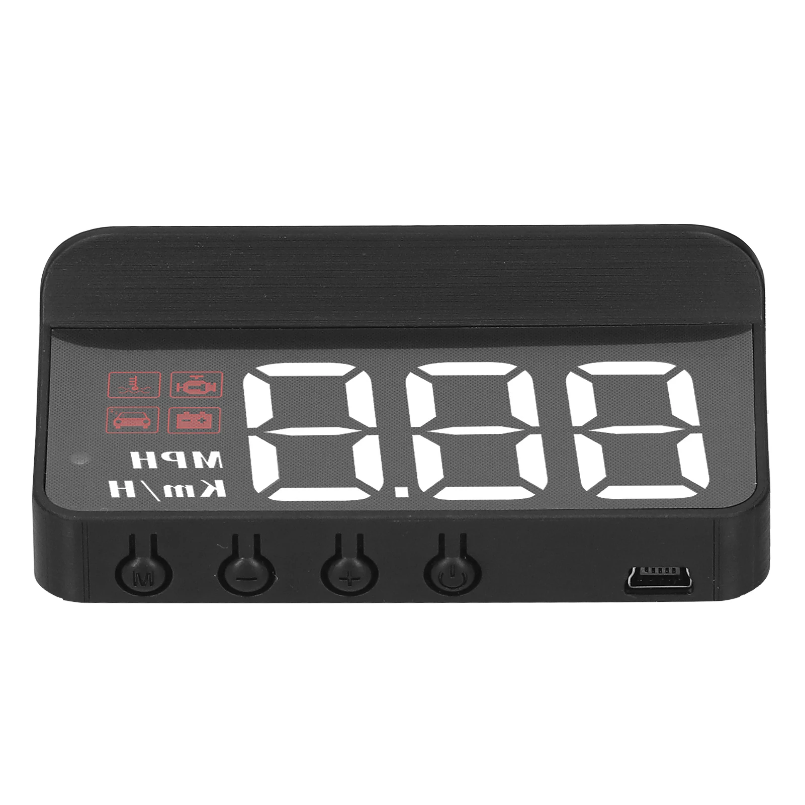 Car Display Gauge OBD2 HUD   Projector Multi‑Function Gauge Alarm Fatigue Driving Reminder