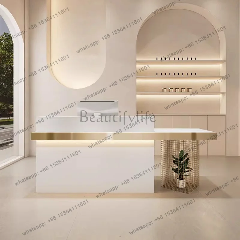 PG Atril Conferencia Reception Counter Computer Desks Bellezza Atril Cash Register Business Tables Shop Desk Office Salon Chairs