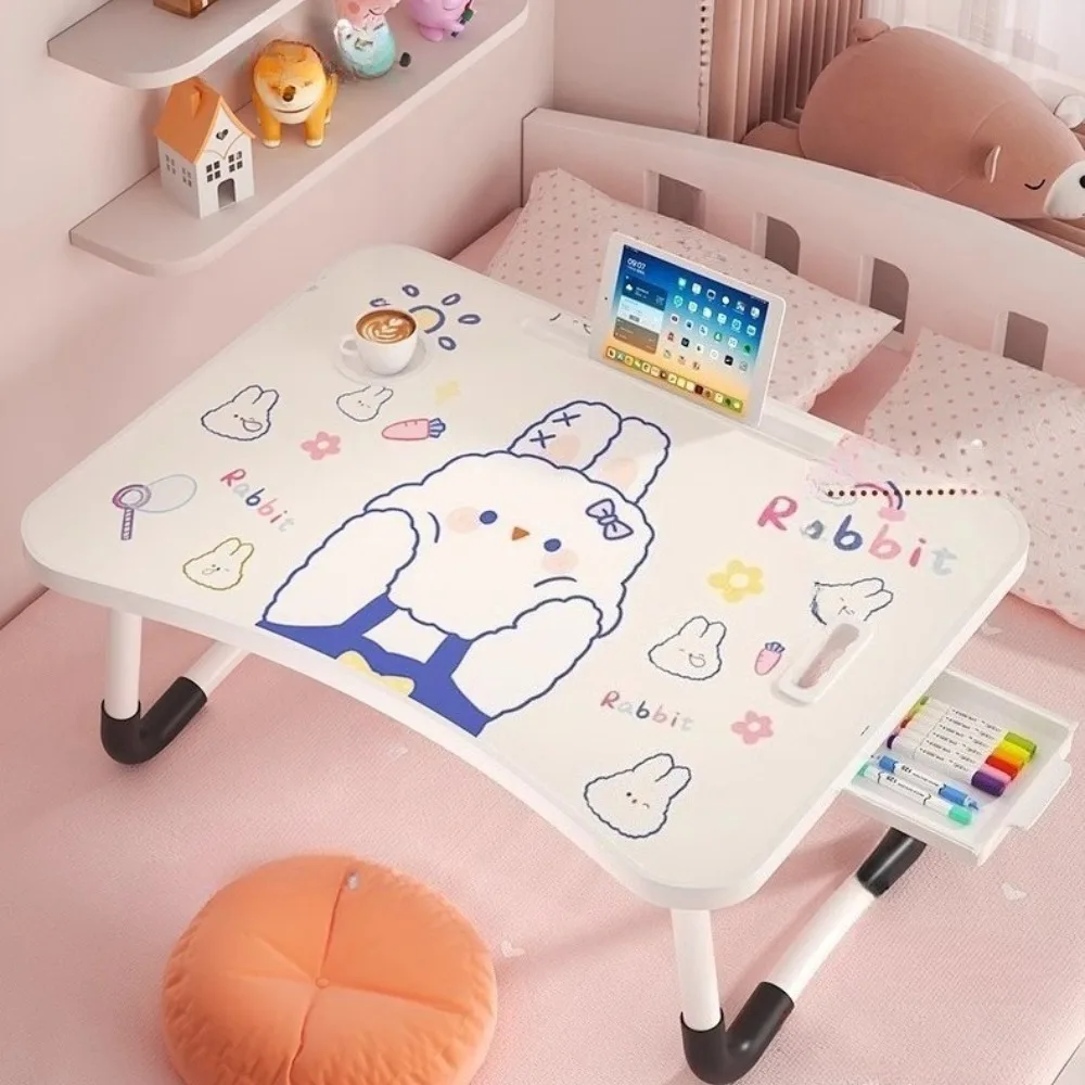 Cama pequena mesa dobrável mesa do computador dormitório estudante quarto das crianças estudo pequena mesa placa casa mesas dobráveis