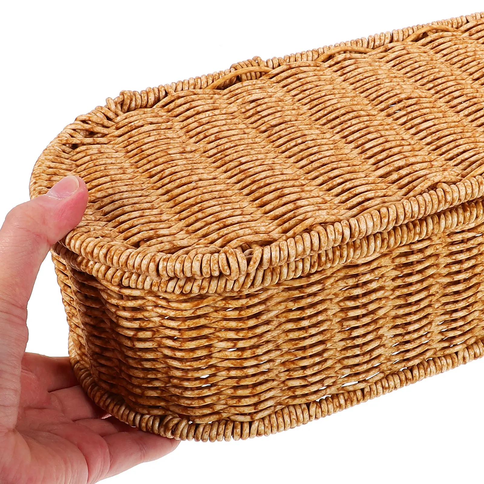 

Плетеная корзина для мелочей: стильный органайзер ручной работы для ключей, косметики или почты – идеальное решение для дома