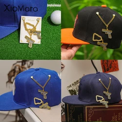 Mexican Metal Hat Pin Vintage Fashion Brooch Clothing Badge Cap Basketball Enamel Rhinestone Aesthetic Jewelry Gifts For Friends