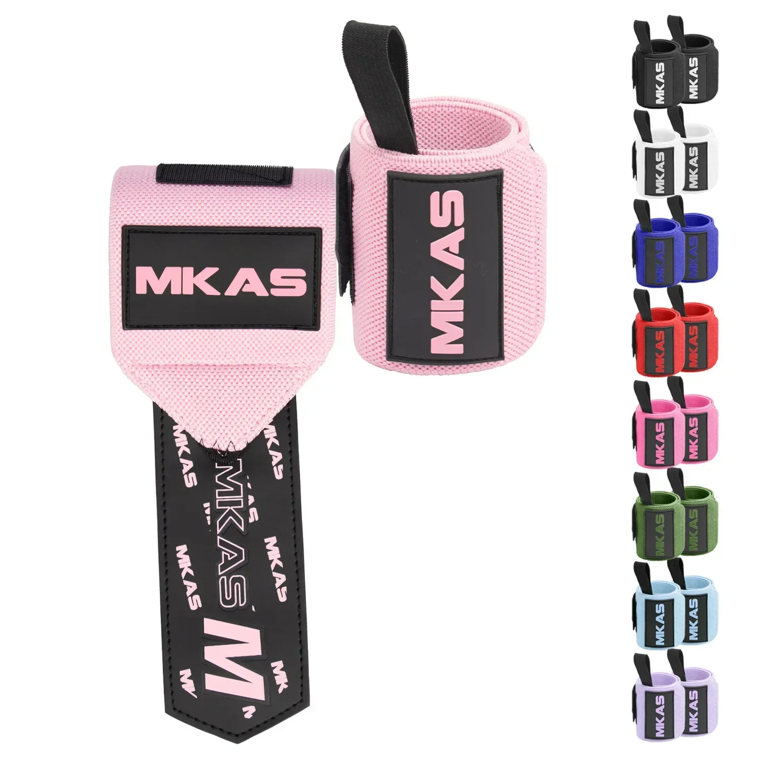 2PCS Wristband Wrist Support Weight Lifting Gym Training Wrist Support Brace Straps Wraps Crossfit Powerlifting Soperte de mano