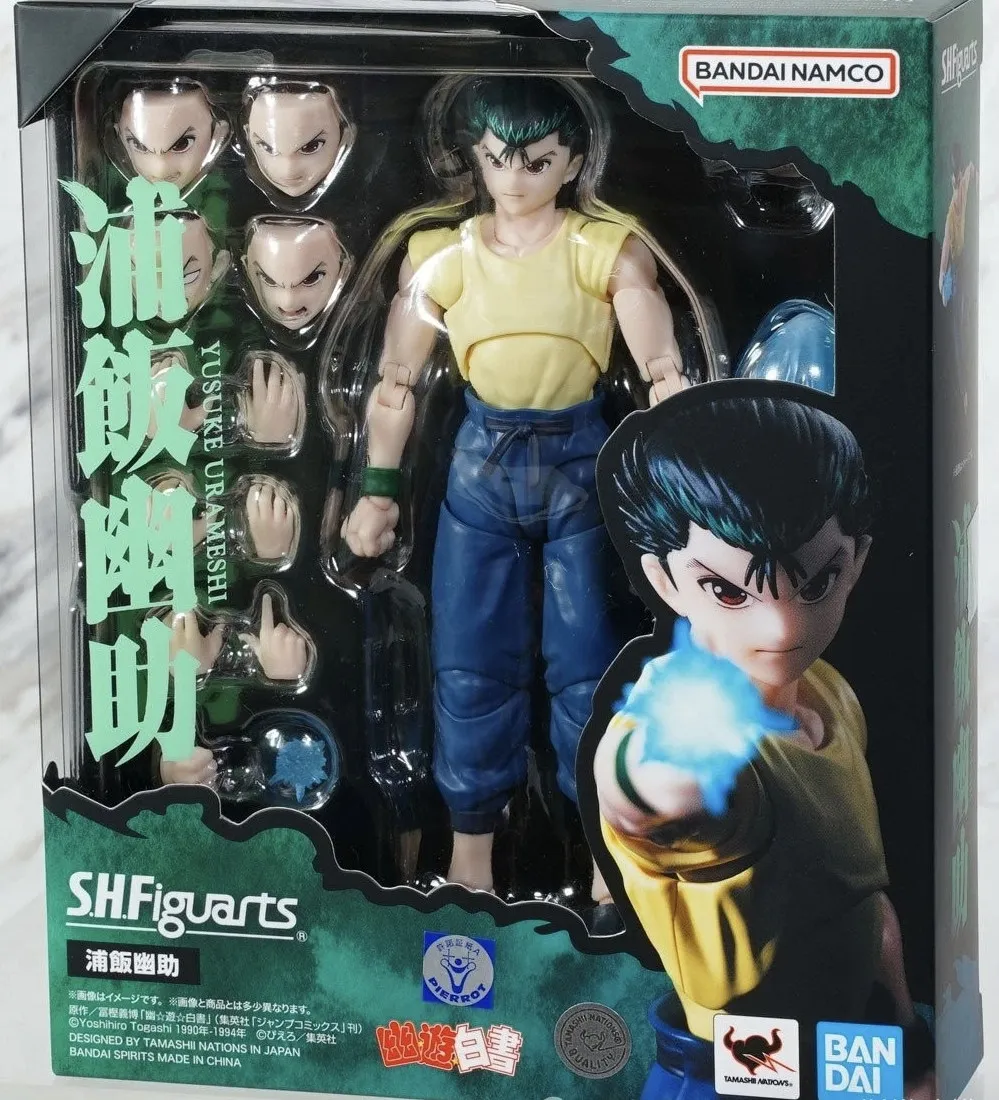 

В наличии: Оригинальная подвижная фигурка Bandai SHF Юсуке Урамэши из Yu Yu Hakusho: Темный турнир, артикулированные суставы, модель