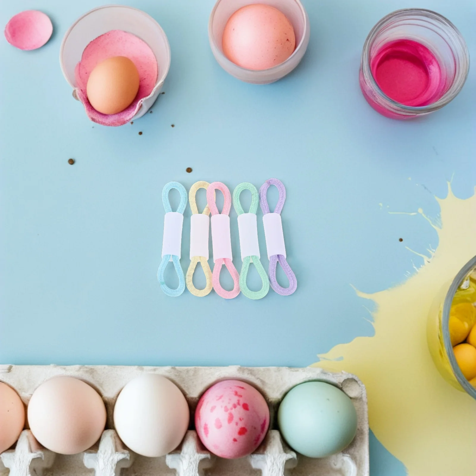 200 قطعة من أربطة أرجل الدجاج المرنة القابلة للتعديل لتحديد مزرعة الدواجن وعلامات الطيور الصغيرة وعلامات الفرخ