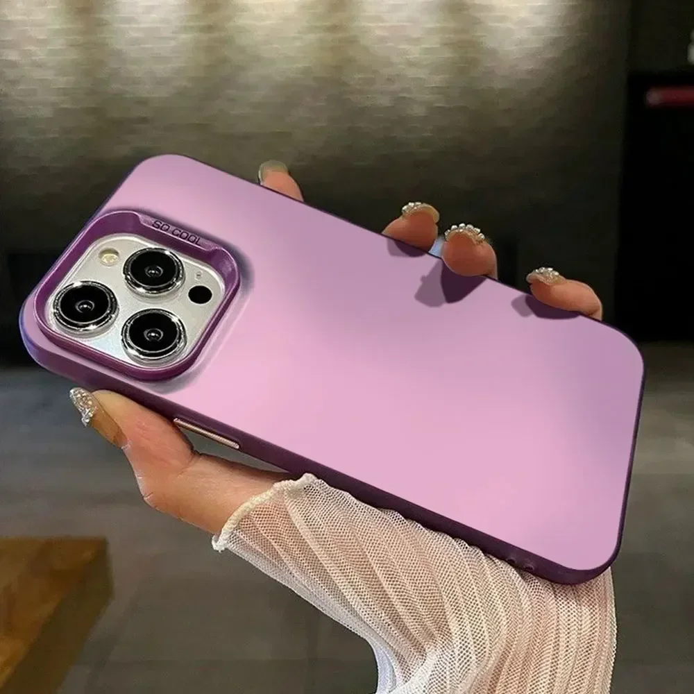 Lüks Elektrolizle Gümüş IMD telefon kılıfı Için Oppo Reno 12 Pro 5G Darbeye Dayanıklı arka kapak Oppo Reno12 F 4G 5G Tampon Fundas