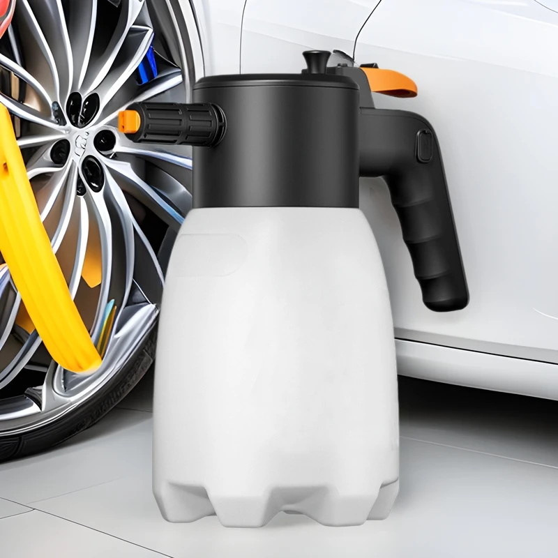 

Car Wash Electric Foam Sprayer Rechargeable Pressure PA Bottle Air Pressure Car Wash Liquid Water Gun Pneumatic Car Wash Cross-B