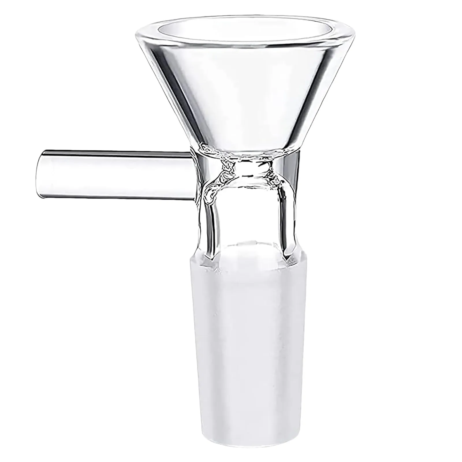 Glass Funnel With Removable Silicone Base Compact And Portable Includes Cleaning Brush Ideal For Home And Chocolate Funnel