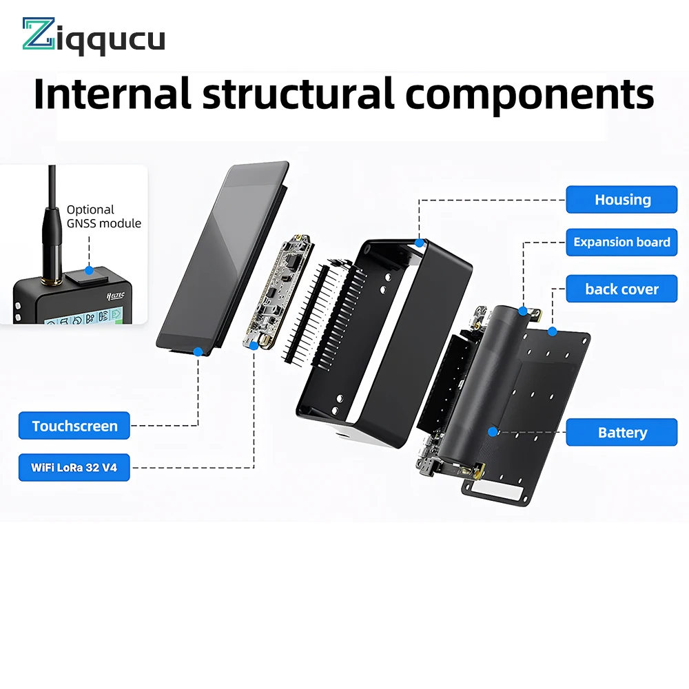 

Комплект расширения WiFi LoRa 32 V4: плата разработки ESP32-S3R2 с сенсорным экраном, сверхнизкое энергопотребление, для IoT-разработок