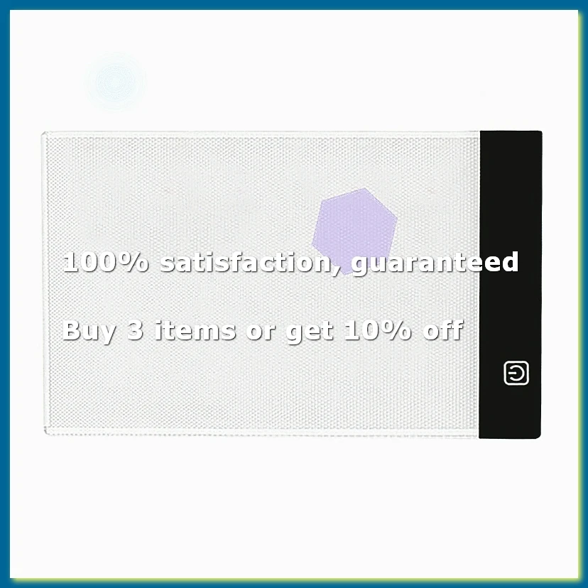 A4 Children Drawing Board 3 Level Adjustable Brightness Light Notebook LED Drawing Copying Table-A56M