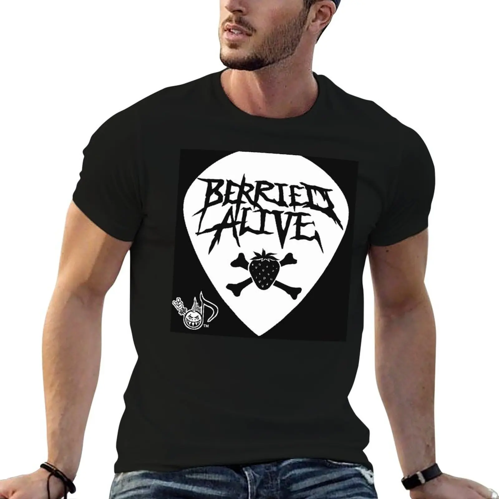 T-shirt Berred Alive, t-shirts imprimés pour homme, t-shirts de créateur pour homme, t-shirt graphique