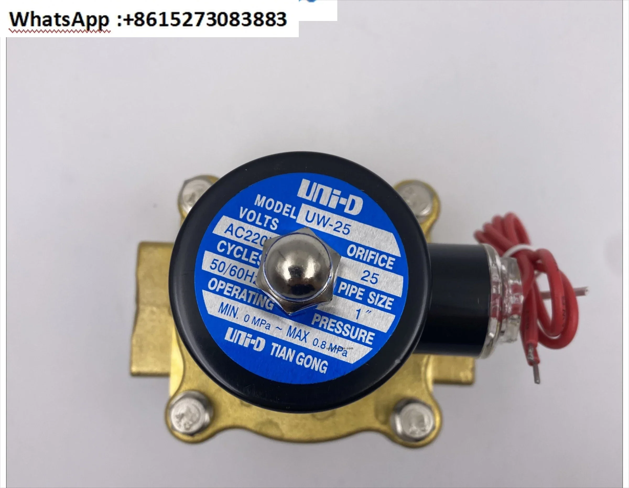 Electrovanne-uw-25-vanne-d'eau-d'air-et-d'huile-normalement-fermee-remplace-2w250-25